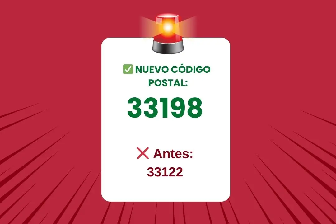 Cambio Código Postal